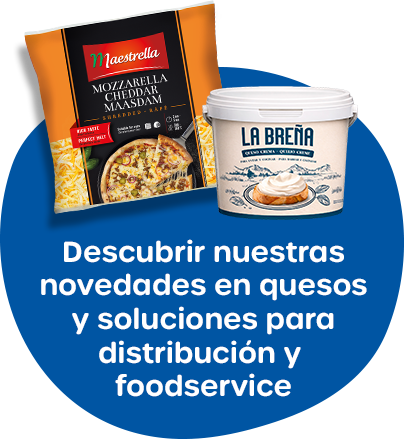 Descubrir nuestras novedades en quesos y soluciones para distribución y foodservice